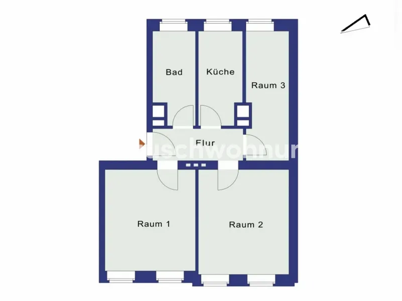 Tauschwohnung: Schöne 3 Zimmer Wohnung — photo 1